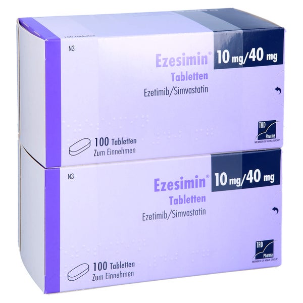 Ezesimin 10 Mg/40 mg Tabletten 100 St
