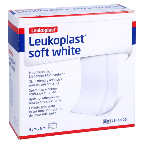 Leukoplast soft White Pflaster 4 cmx5 m 1 St
