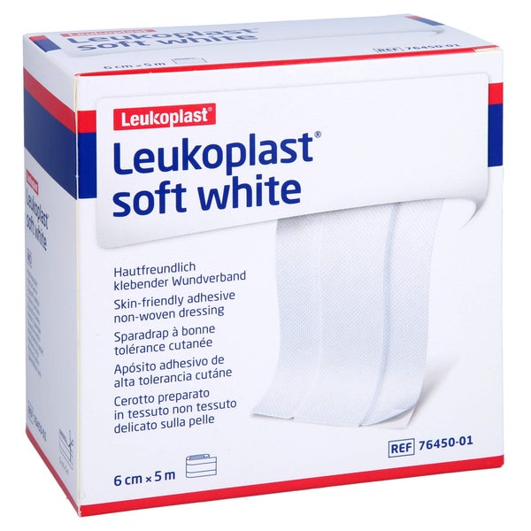 Leukoplast soft White Pflaster 6 cm x5 m 1 St