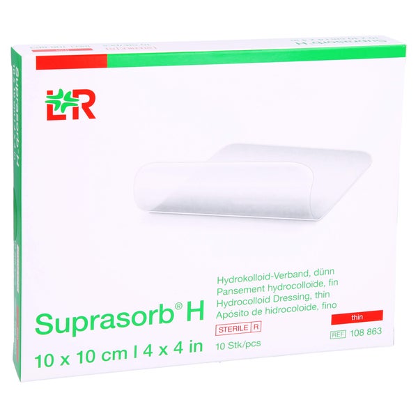 Suprasorb H Hydrokoll.verb.dünn 10x10 cm 10 St