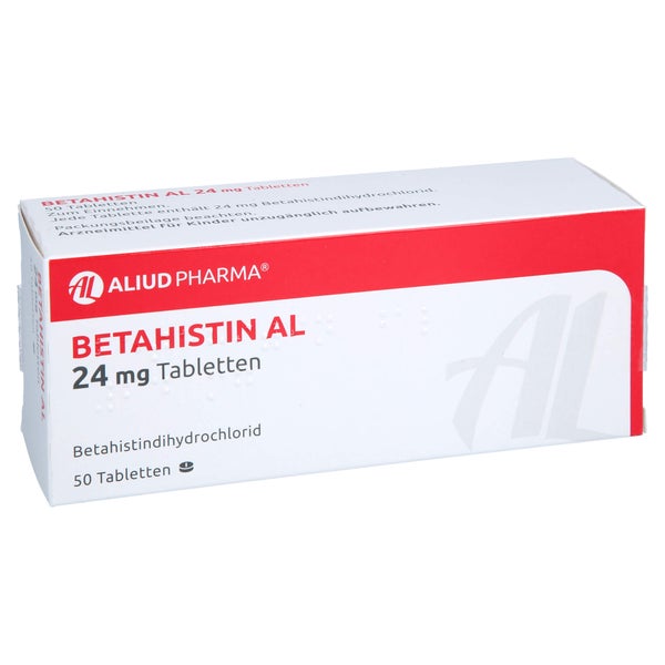 Betahistin AL 24 mg Tabletten 50 St
