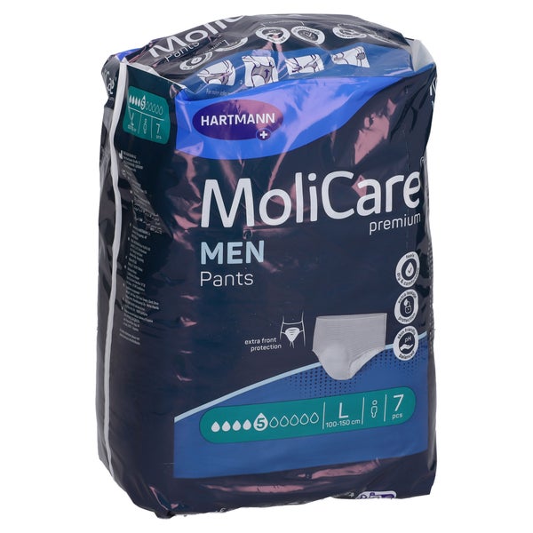 Molicare Premium MEN Pants 5 Tropfen L 7 St
