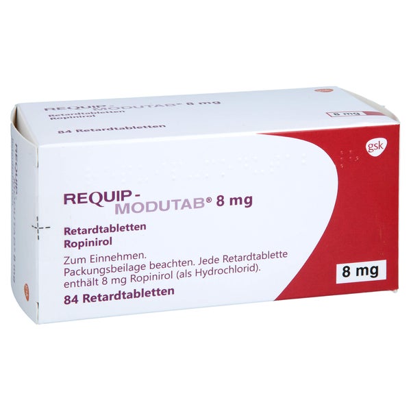 Requip-modutab 8 mg Retardtabletten 84 St