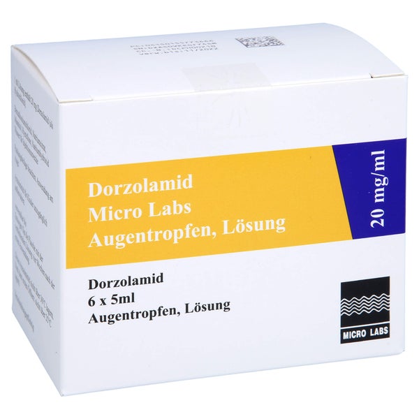 DORZOLAMID Micro Labs 20 mg/ml Augentropfen 6X5 ml