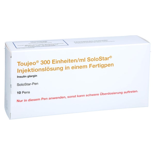 TOUJEO 300 E/ml SoloStar Inj.-Lsg.i.e.Fertigpen 10X1,5 ml