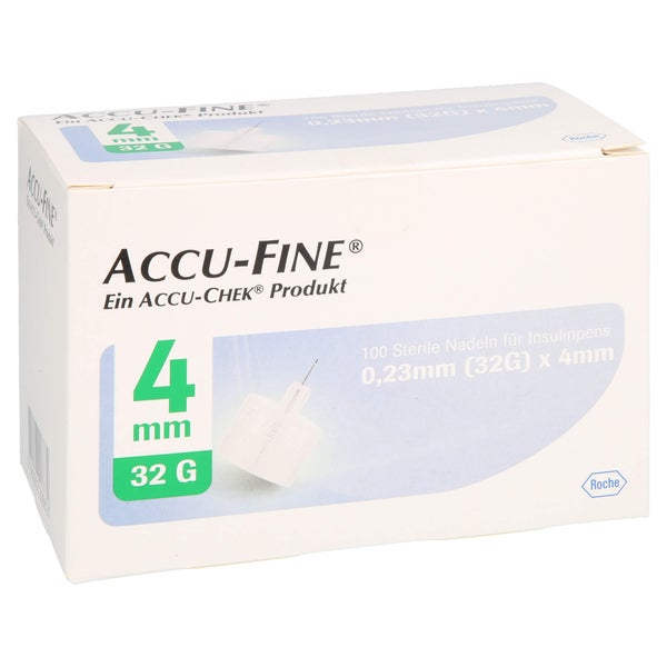 ACCU FINE Sterile Nadeln f.Insulinpens 4 100 St