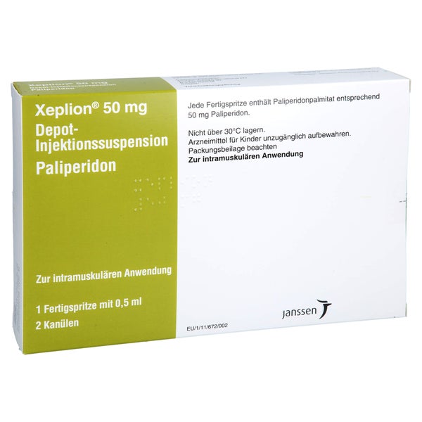 XEPLION 50 mg Depot-Injektionssusp.i.e.Fertigspr. 1 St