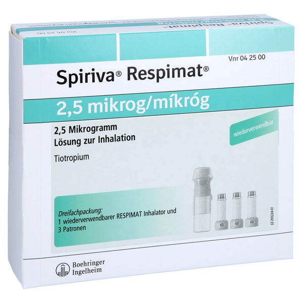 SPIRIVA Respimat 2,5 µg Lsg.z.Inh.wiederverwendbar 3X4,0 ml