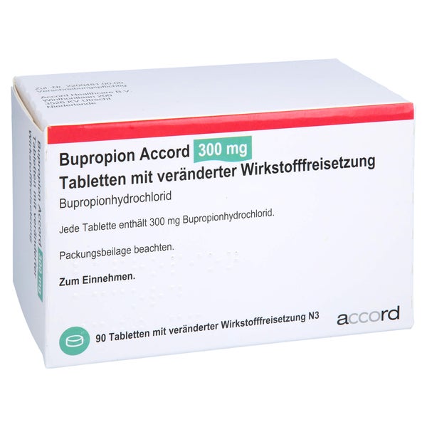 Bupropion Accord 300 mg 90 St