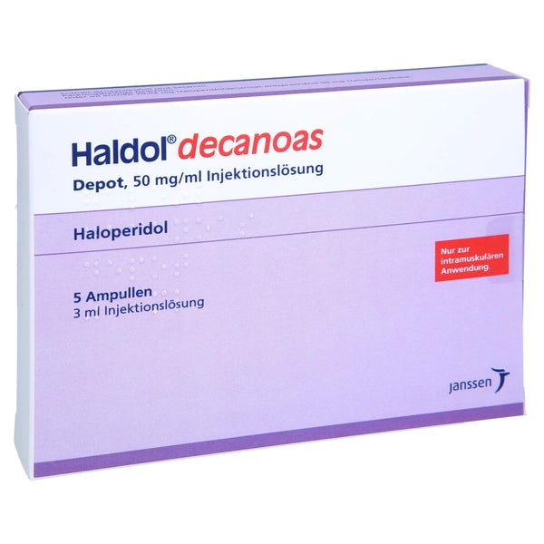HALDOL decanoas Depot 50 mg/ml Inj.-Lsg.i.e.Amp. 5X3 ml