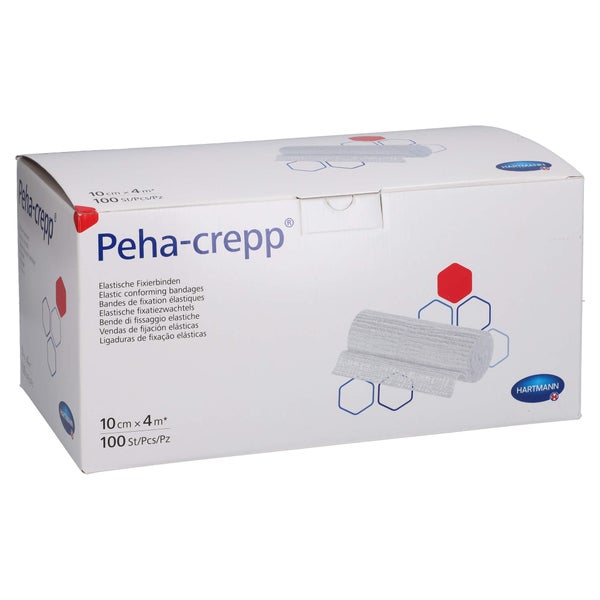 PEHA Crepp Fixierbinde 10 cmx4 m comp.ve 100 St