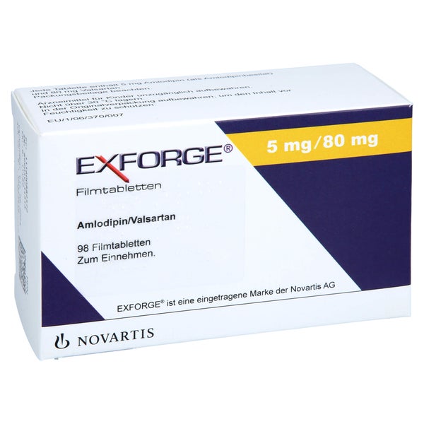 Exforge 5 Mg/80 mg Filmtabletten 98 St