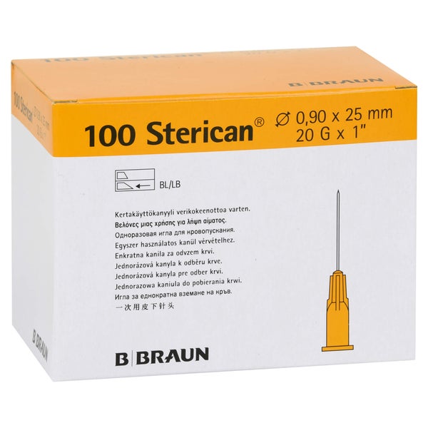 Sterican Kanülen 20 Gx1 0,9x25 mm 100 St
