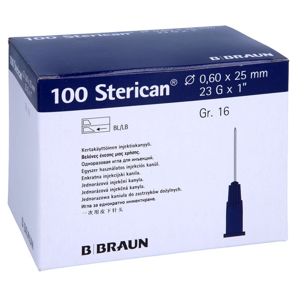 Sterican Kanülen Luer-lok 0,60x25 mm Gr. 100 St