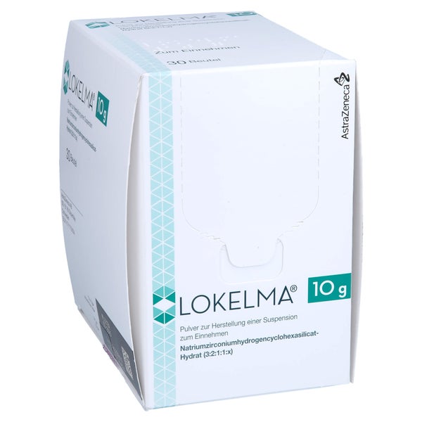 LOKELMA 10 g Pulver z.Herstell.e.Susp.z.Einn. 30 St