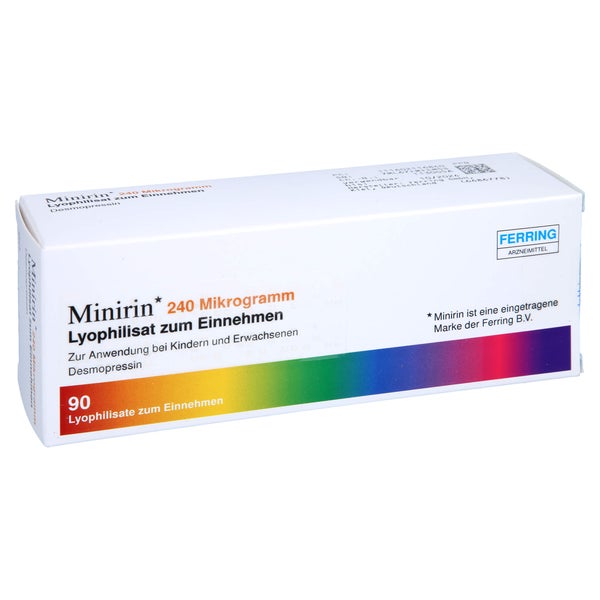 MINIRIN 240 Mikrogramm Lyophilisat zum Einnehmen 90 St