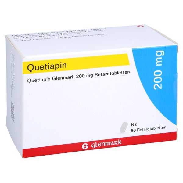 QUETIAPIN Glenmark 200 mg Retardtabletten 50 St