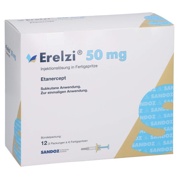 ERELZI 50 mg Injektionslösung i.e.Fertigspritze 12 St