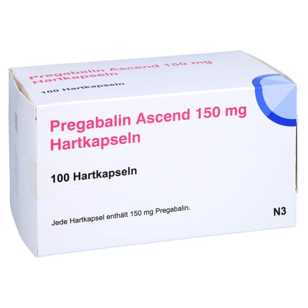 Pregabalin Ascend 150 mg Hartkapseln 100 St