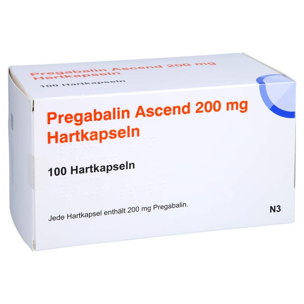 Pregabalin Ascend 200 mg Hartkapseln 100 St