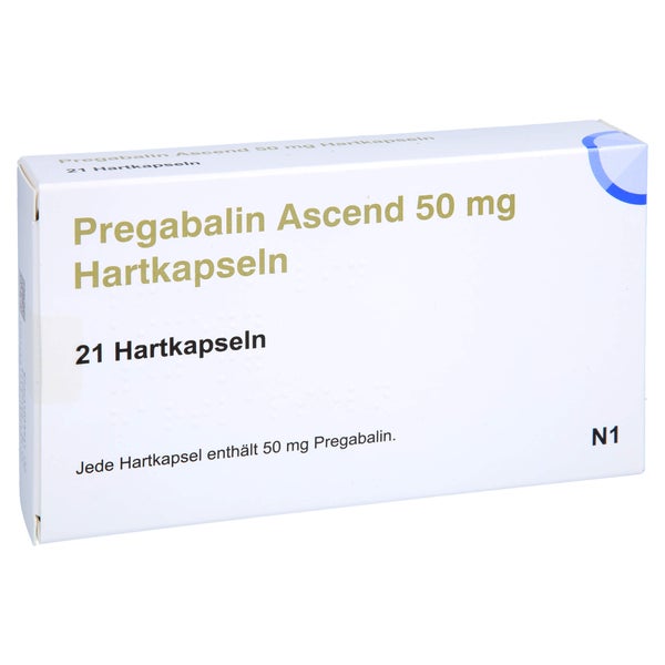 Pregabalin Ascend 50 mg Hartkapseln 21 St