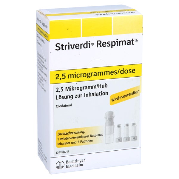 STRIVERDI Respimat 2,5 µg/Hub 3x60 Hub wiederverw. 3X4,0 ml