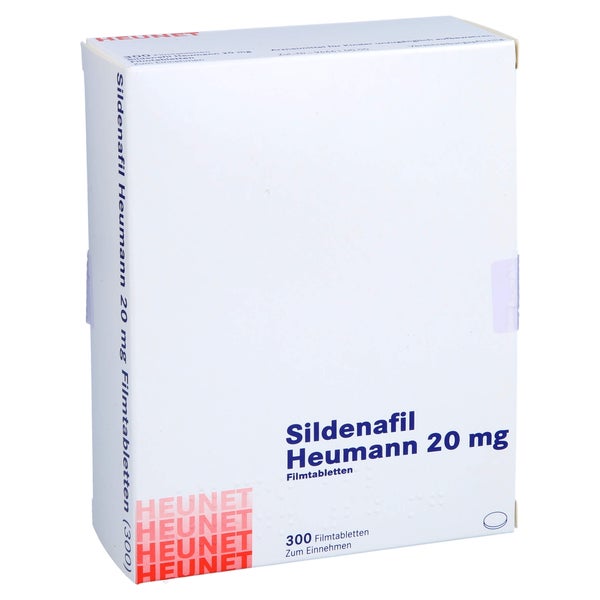 SILDENAFIL Heumann 20 mg Filmtabletten Heunet 300 St
