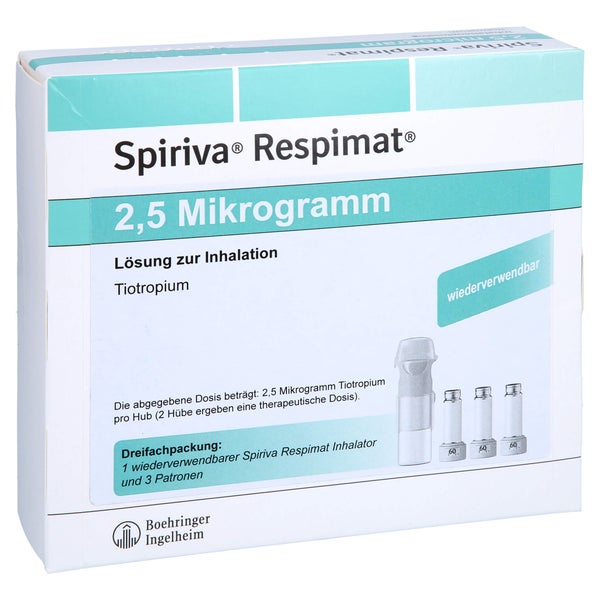 SPIRIVA Respimat 2,5 µg Lsg.z.Inh.wiederverwendbar 3X4,0 ml