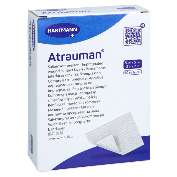 Atrauman 5x5 cm steril Kompressen 50 St