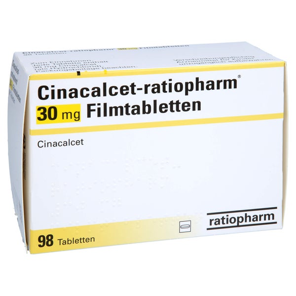 CINACALCET-ratiopharm 30 mg Filmtabletten 98 St