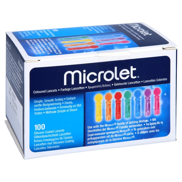 Microlet Lanzetten Farbig 100 St
