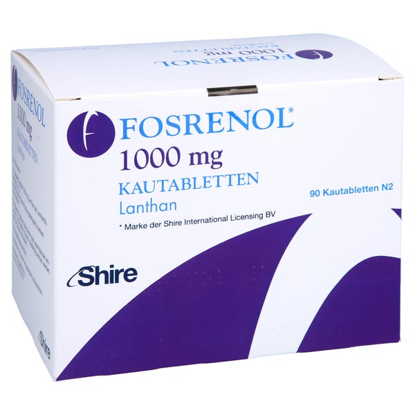 Fosrenol 1000 mg Kautabletten 90 St