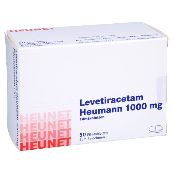 LEVETIRACETAM Heumann 1000 mg Filmtabletten NET 50 St