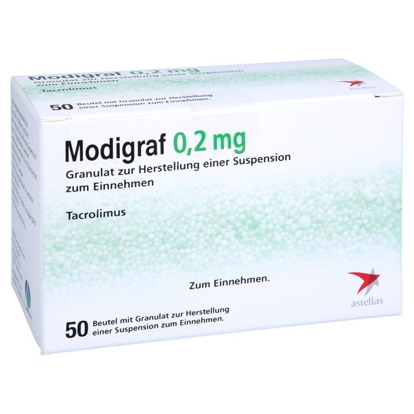 MODIGRAF 0,2 mg Granulat z.Herstell.e.Susp.z.Einn. 50 St