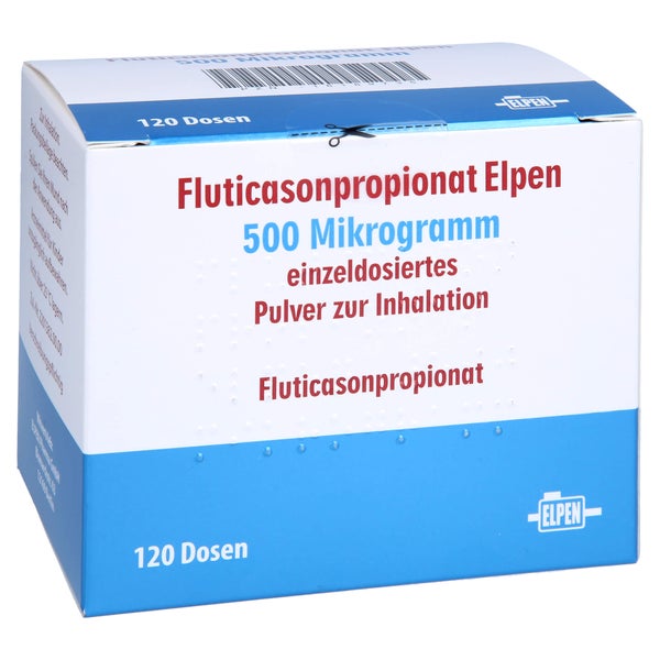 FLUTICASONPROPIONAT Elpen 500 µg 120ED Plv.z.Inh. 2X60 St
