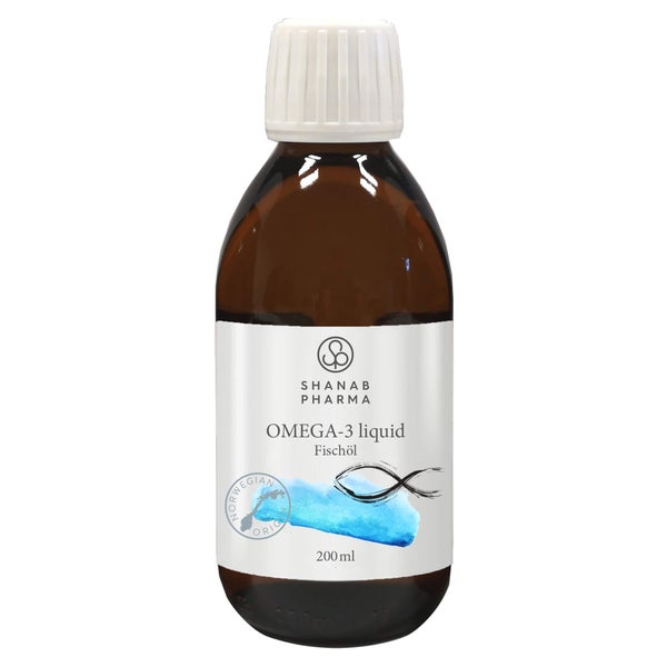 Shanab Pharma Omega-3 liquid Fischöl 400 200 ml