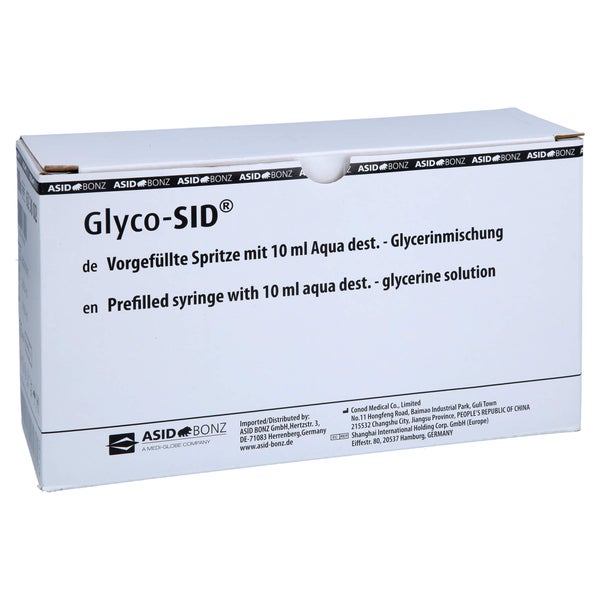 Glyco-sid Vorgef.spritze M.10%iger Glyce 10 St
