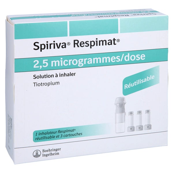 SPIRIVA Respimat 2,5 µg Lsg.z.Inh.wiederverwendbar 3X4 ml