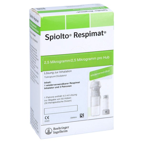 SPIOLTO Respimat 2,5 µg/2,5 µg Hub wiederverwendb. 3X4,0 ml