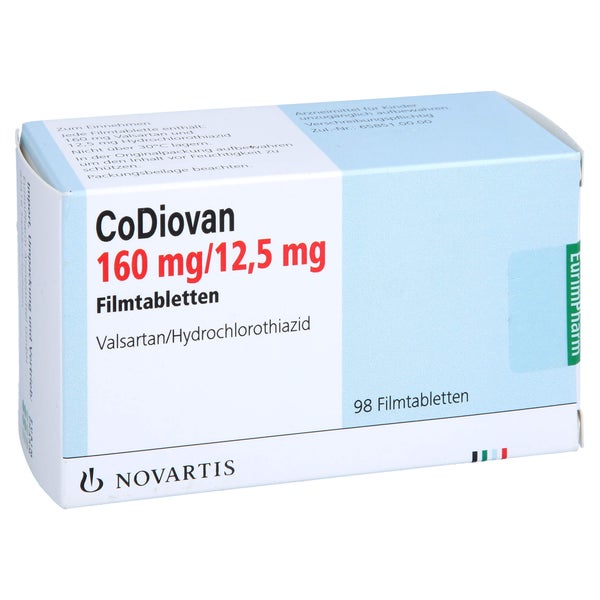 Codiovan 160 Mg/12,5 mg Filmtabletten 98 St
