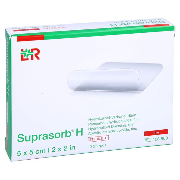 Suprasorb H Hydrokoll.verb.dünn 5x5 cm 10 St