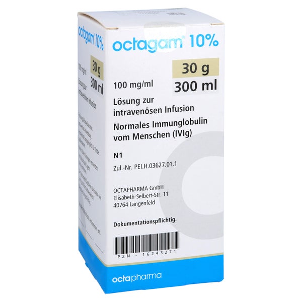 OCTAGAM 10% 30 g IgG Lösung z.intravenös.Infusion 300 ml