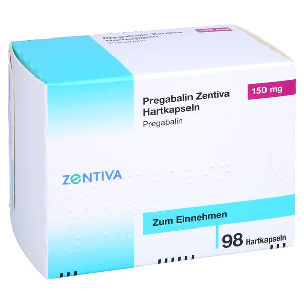 Pregabalin Zentiva 150 mg Hartkapseln 98 St