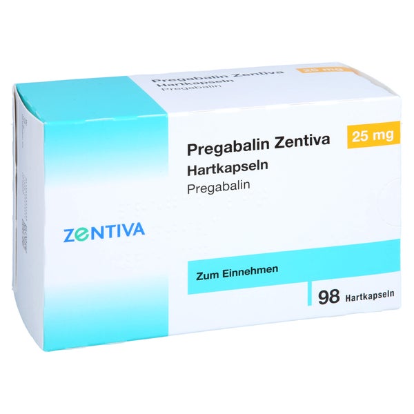 Pregabalin Zentiva 25 mg Hartkapseln 98 St