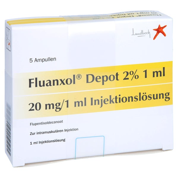 FLUANXOL Depot 2% 20 mg/1 ml Injektionslösung Amp. 5X1 ml