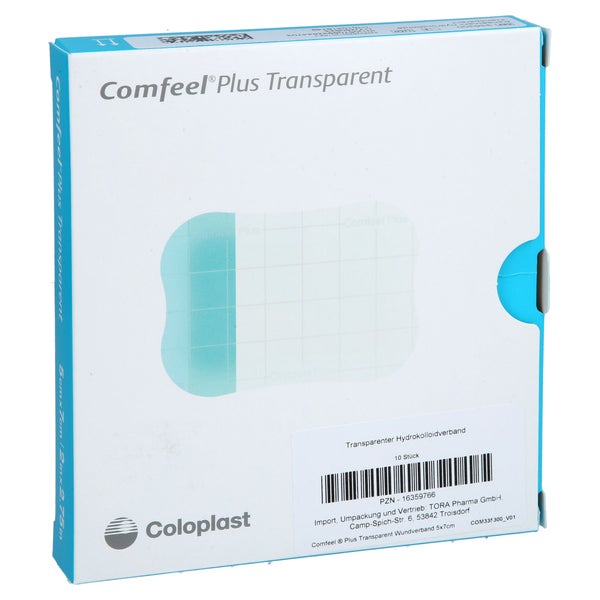 Comfeel Plus Transparenter Wundverb.5x7 10 St