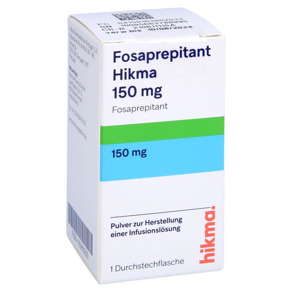 FOSAPREPITANT Hikma 150 mg Plv.z.Herst.e.Inf.-Lsg. 1 St