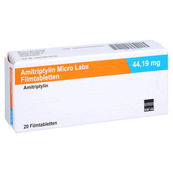 AMITRIPTYLIN Micro Labs 44,19 mg Filmtabletten 20 St