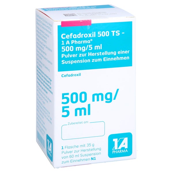 CEFADROXIL 500 TS-1A Pharma 500 mg/5 ml PSE 60 ml