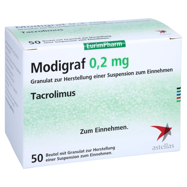 MODIGRAF 0,2 mg Granulat z.Herstell.e.Susp.z.Einn. 50 St